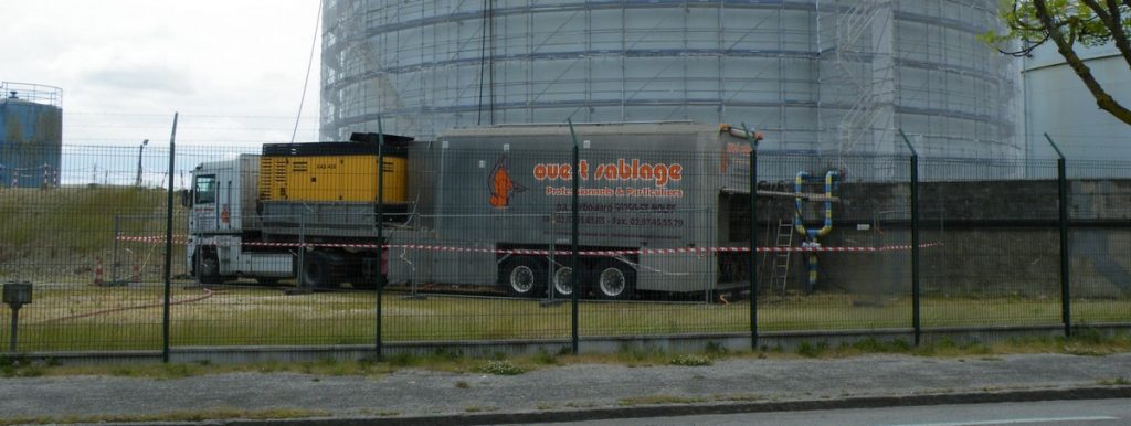 intervention sur site : semi-remorques